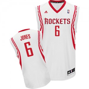 Maillot NBA Swingman Terrence Jones #6 Houston Rockets Home Blanc - Homme