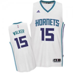 Maillot Authentic Charlotte Hornets NBA Home Blanc - #15 Kemba Walker - Homme