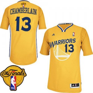 Golden State Warriors Wilt Chamberlain #13 Alternate 2015 The Finals Patch Swingman Maillot d'équipe de NBA - Or pour Homme