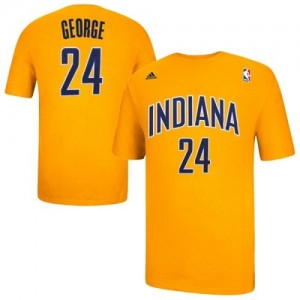 T-Shirt Indiana Pacers NBA Game Time Or - #24 Paul George - Homme