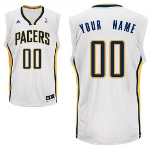 Maillot NBA Swingman Personnalisé Indiana Pacers Home Blanc - Homme