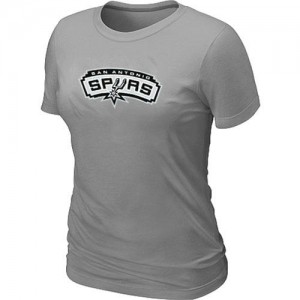 T-shirt principal de logo San Antonio Spurs NBA Big & Tall Gris - Femme