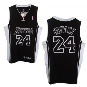 Los Angeles Lakers #24 Adidas Shadow Final Patch Noir Authentic Maillot d'équipe de NBA pas cher - Kobe Bryant pour Homme