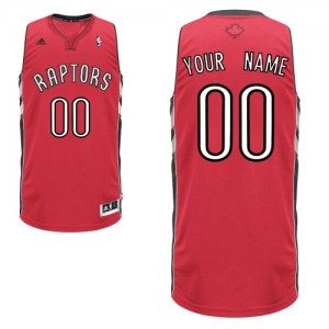 Maillot NBA Rouge Swingman Personnalisé Toronto Raptors Road Enfants Adidas