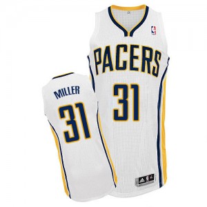 Maillot Adidas Blanc Home Authentic Indiana Pacers - Reggie Miller #31 - Homme