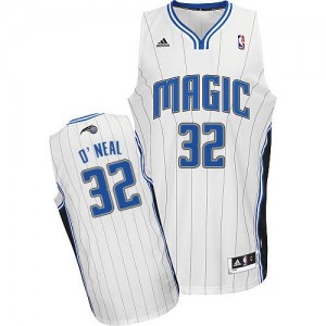 Maillot NBA Orlando Magic #32 Shaquille O'Neal Blanc Adidas Swingman Home - Homme
