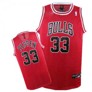 Maillot NBA Swingman Scottie Pippen #33 Chicago Bulls Rouge - Homme