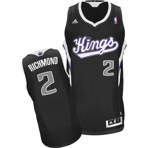Sacramento Kings Mitch Richmond #2 Alternate Swingman Maillot d'équipe de NBA - Noir pour Homme