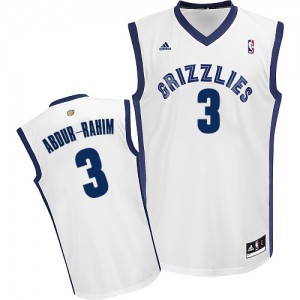 Memphis Grizzlies Shareef Abdur-Rahim #3 Home Swingman Maillot d'équipe de NBA - Blanc pour Homme