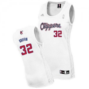 Maillot Adidas Blanc Home Swingman Los Angeles Clippers - Blake Griffin #32 - Femme