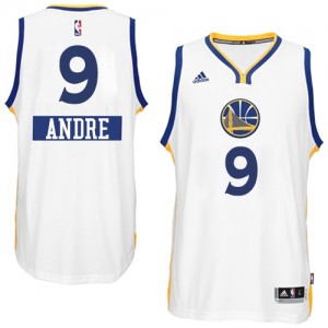 Maillot NBA Authentic Andre Iguodala #9 Golden State Warriors 2014-15 Christmas Day Blanc - Homme