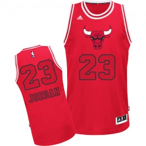 Maillot NBA Rouge Michael Jordan #23 Chicago Bulls New Fashion Authentic Homme Adidas