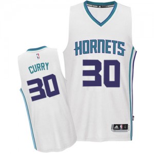 Maillot NBA Blanc Dell Curry #30 Charlotte Hornets Home Authentic Homme Adidas