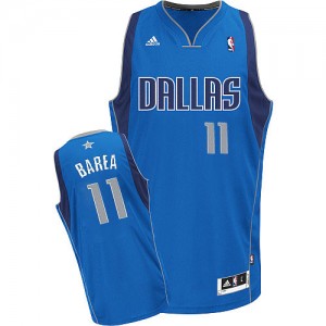 Dallas Mavericks Jose Barea #11 Road Swingman Maillot d'équipe de NBA - Bleu royal pour Homme