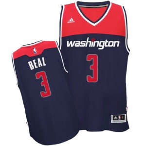Maillot NBA Bleu marin Bradley Beal #3 Washington Wizards Alternate Authentic Homme Adidas