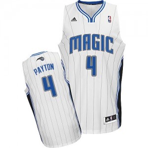 Orlando Magic Elfrid Payton #4 Home Swingman Maillot d'équipe de NBA - Blanc pour Homme