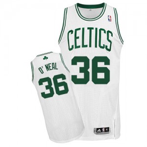 Maillot Authentic Boston Celtics NBA Home Blanc - #36 Shaquille O'Neal - Homme