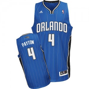 Orlando Magic #4 Adidas Road Bleu royal Swingman Maillot d'équipe de NBA 100% authentique - Elfrid Payton pour Homme