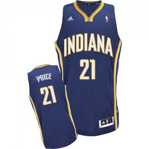 Maillot NBA Indiana Pacers #21 A.J. Price Bleu marin Adidas Swingman Road - Homme