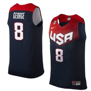 Maillot NBA Swingman Paul George #8 Team USA 2014 Dream Team Bleu marin - Homme