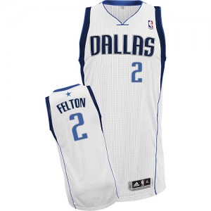 Maillot Authentic Dallas Mavericks NBA Home Blanc - #2 Raymond Felton - Homme