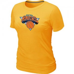 New York Knicks Big & Tall Jaune Tee-Shirt d'équipe de NBA la vente - pour Femme