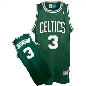 Maillot Adidas Vert Throwback Authentic Boston Celtics - Dennis Johnson #3 - Homme