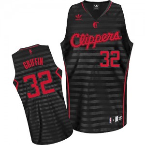 Maillot NBA Gris noir Blake Griffin #32 Los Angeles Clippers Groove Swingman Homme Adidas
