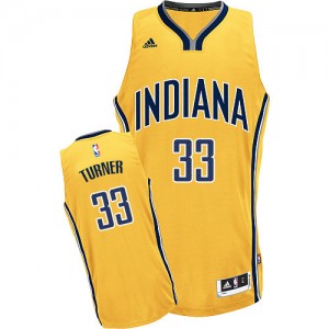 Maillot Adidas Or Alternate Swingman Indiana Pacers - Myles Turner #33 - Homme