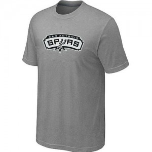 San Antonio Spurs Big & Tall Gris Tee-Shirt d'équipe de NBA Magasin d'usine - pour Homme