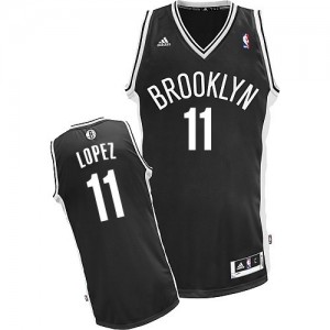 Maillot NBA Swingman Brook Lopez #11 Brooklyn Nets Road Noir - Homme