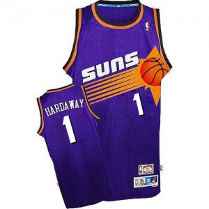 Maillot NBA Phoenix Suns #1 Penny Hardaway Violet Adidas Swingman Throwback - Homme