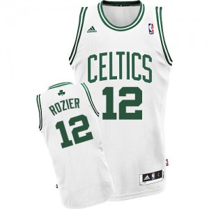 Maillot NBA Boston Celtics #12 Terry Rozier Blanc Adidas Swingman Home - Homme