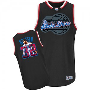 Los Angeles Clippers #32 Adidas Notorious Noir Authentic Maillot d'équipe de NBA pas cher - Blake Griffin pour Homme