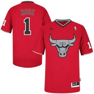 Maillot Adidas Rouge 2013 Christmas Day Swingman Chicago Bulls - Derrick Rose #1 - Homme