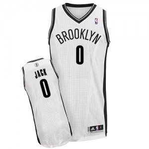 Brooklyn Nets Jarrett Jack #0 Home Authentic Maillot d'équipe de NBA - Blanc pour Homme