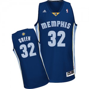 Maillot NBA Bleu marin Jeff Green #32 Memphis Grizzlies Road Swingman Homme Adidas