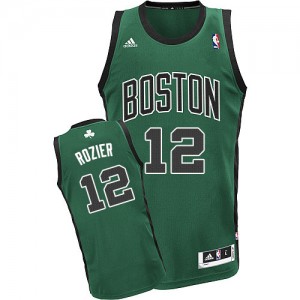 Maillot NBA Boston Celtics #12 Terry Rozier Vert (No. noir) Adidas Swingman Alternate - Homme