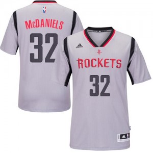 Houston Rockets #32 Adidas Alternate Gris Swingman Maillot d'équipe de NBA 100% authentique - KJ McDaniels pour Homme