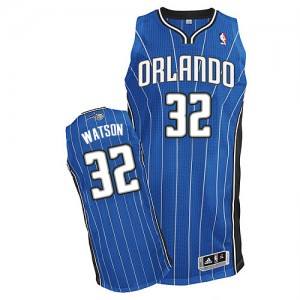 Maillot NBA Bleu royal C.J. Watson #32 Orlando Magic Road Authentic Homme Adidas