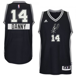 San Antonio Spurs #14 Adidas 2014-15 Christmas Day Noir Authentic Maillot d'équipe de NBA Discount - Danny Green pour Homme