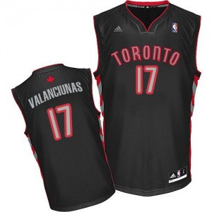 Maillot Swingman Toronto Raptors NBA Alternate Noir - #17 Jonas Valanciunas - Homme