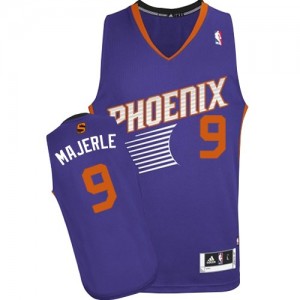 Maillot NBA Violet Dan Majerle #9 Phoenix Suns Road Authentic Homme Adidas