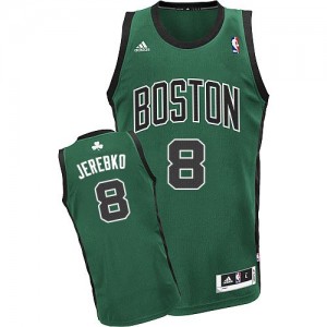 Boston Celtics Jonas Jerebko #8 Alternate Swingman Maillot d'équipe de NBA - Vert (No. noir) pour Homme