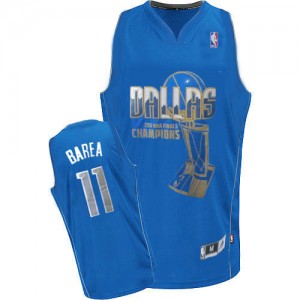 Maillot Adidas Bleu Finals Champions Authentic Dallas Mavericks - Jose Barea #11 - Homme