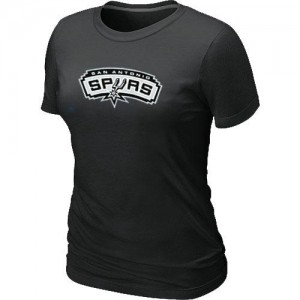 T-shirt principal de logo San Antonio Spurs NBA Big & Tall Noir - Femme