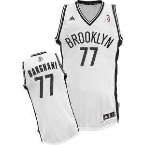 Brooklyn Nets Andrea Bargnani #77 Home Swingman Maillot d'équipe de NBA - Blanc pour Homme