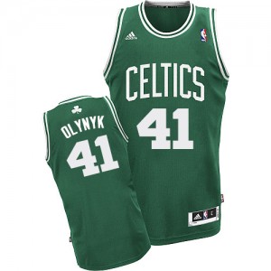 Boston Celtics #41 Adidas Road Vert (No Blanc) Swingman Maillot d'équipe de NBA la vente - Kelly Olynyk pour Homme