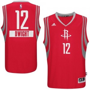 Maillot Authentic Houston Rockets NBA 2014-15 Christmas Day Rouge - #12 Dwight Howard - Homme