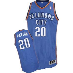 Maillot Authentic Oklahoma City Thunder NBA Road Bleu royal - #20 Gary Payton - Homme